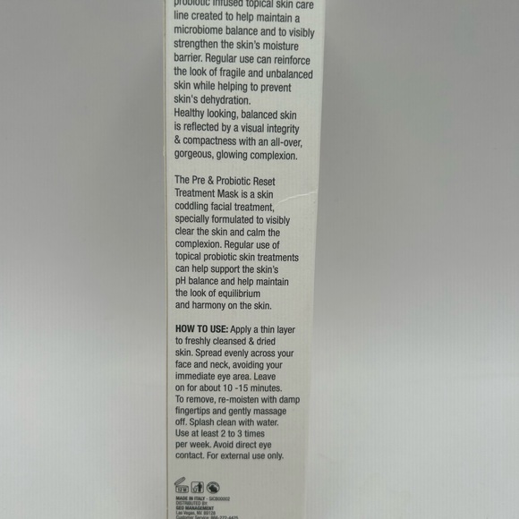 Consult Beaute Microbiome Pre & Probiotic Reset Treatmebt Mask 3.3 OZ - Sealed - Picture 2 of 7